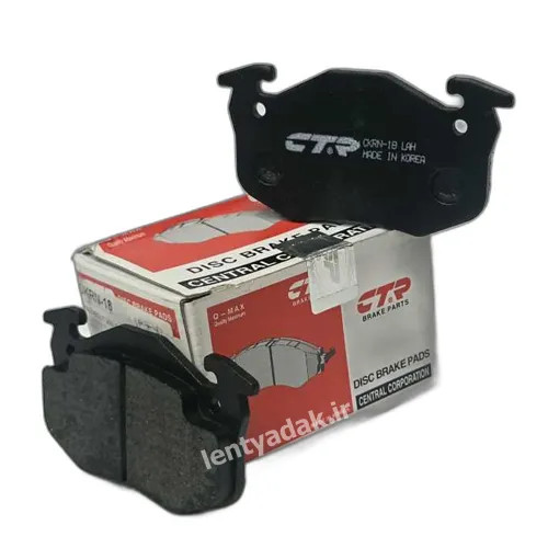 لنت ترمز عقب دیسکی ایرانخودرو پژو 206 تیپ 5 (PEUGEOT - 206 TIP 5) برند CTR | لنت یدک