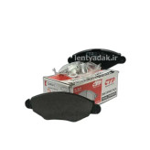 لنت ترمز جلو ایرانخودرو پژو 206 تیپ 2 (PEUGEOT - 206 TIP 2) برند CTR | لنت یدک